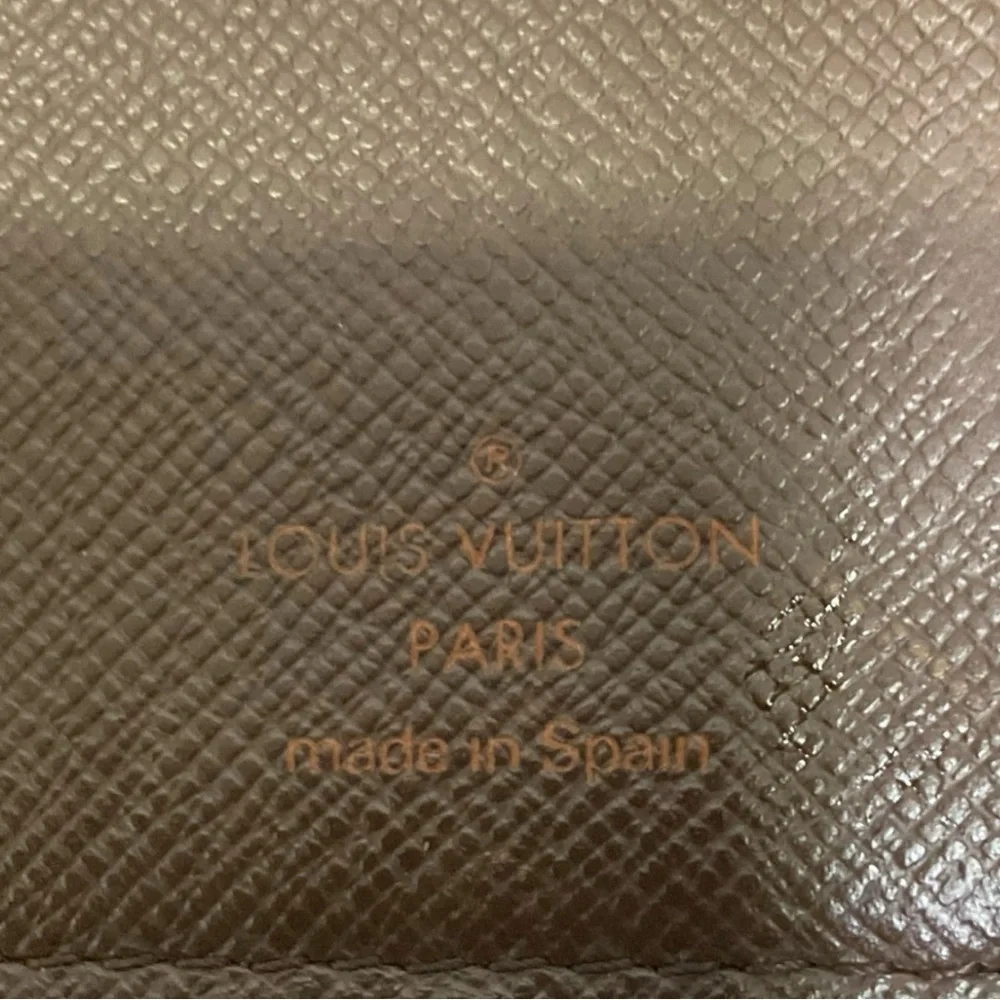 💼 Louis Vuitton Damier Ebene Canvas Bifold Wallet‎ | Made in Spain